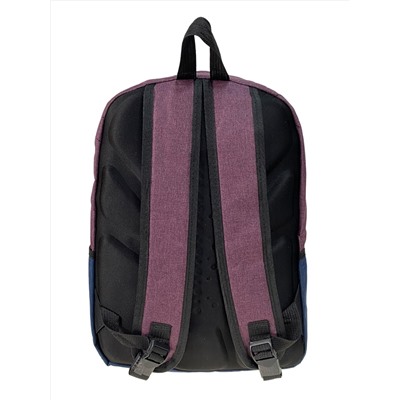 Мужской рюкзак из текстиля ,цвет фиолетовый с синим