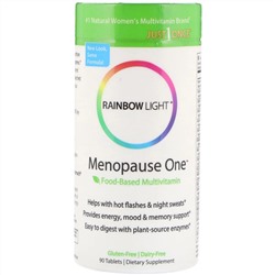 Rainbow Light, Menopause One, мультивитаминный комплекс на пищевой основе, 90 таблеток