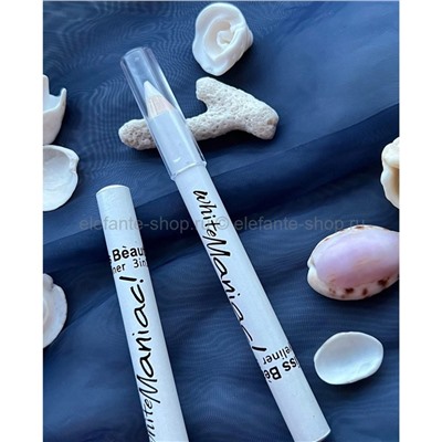 Белый карандаш для глаз Kiss Beauty Eyeliner White Maniac