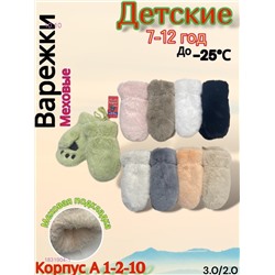 Детские варежки 12 пар 1831904-1