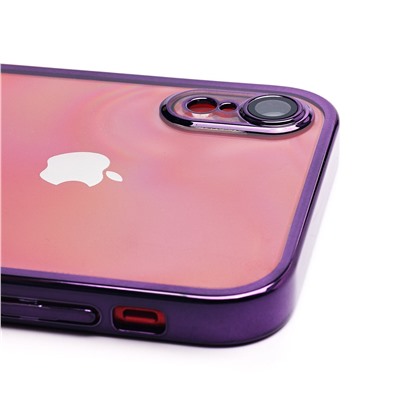 Чехол-накладка - PC073 с закрытой камерой для "Apple iPhone XR" (violet) (213876)