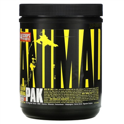 Universal Nutrition, Animal Pak, порошок для тренировок со вкусом апельсина, 388 г