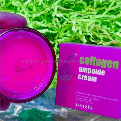 Крем с коллагеном Zenzia Collagen Ampoule Cream 70ml (125)