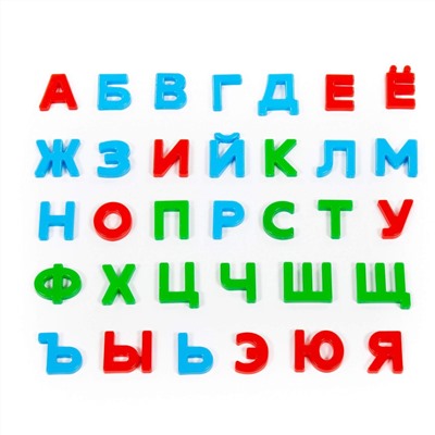 319666 Полесье Набор "Первые уроки" на магнитах (33 буквы) (в пакете)