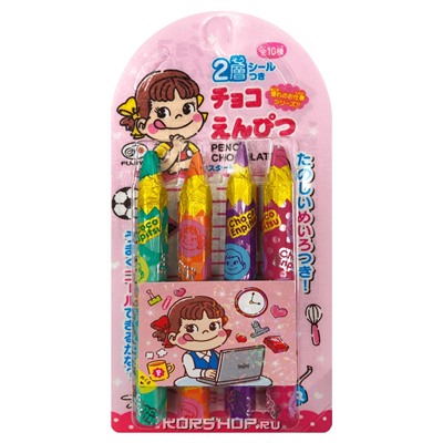 Шоколадные конфеты "Цветные карандаши" Fujiya, Япония, 27 г Акция