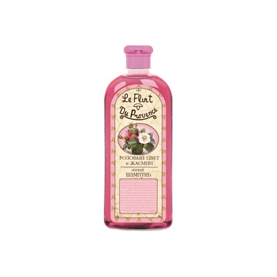 РК Le Flirt Du Provence Мягкий шампунь для волос "Розовый цвет и жасмин"  730 г.