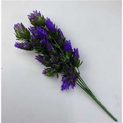 Хмель, фиолетовое декоративное растение 7 веточек 35см, пластик