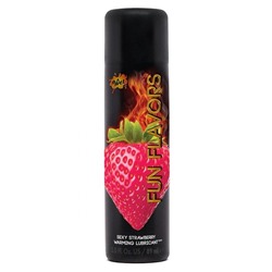 Разогревающий лубрикант Fun Flavors 4-in-1 Sexy Strawberry с ароматом клубники - 89 мл.
