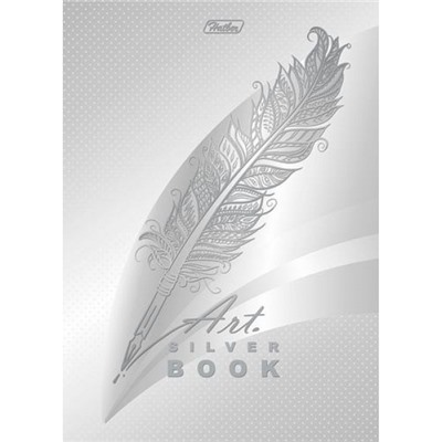 Бизнес-блокнот А4  80л клетка "Silver book" 5-цв. блок (050539) 17490 Хатбер