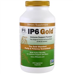 IP-6 International, Формула иммунной поддержки IP6 Gold, 240 растительных капсул