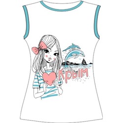 Женская футболка Люблю Крым (L) 105