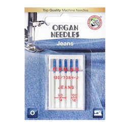 Иглы Organ джинсовые №90-100 5шт (блистер) 5524500BL