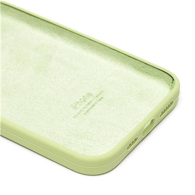 Чехол-накладка ORG Soft Touch с закрытой камерой для "Apple iPhone 13 Pro Max" (green)