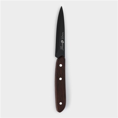 Нож кухонный для овощей Genio BlackStar, лезвие 8 см