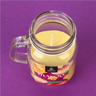 Ароматическая свеча «Mango boom», 8.5 х 7.2 см.