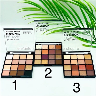 Набор из трёх палеток теней DoDo Girl Ultimate Eyeshadow 16 colors