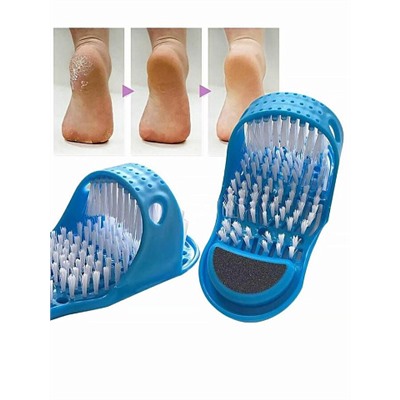 Simple Slippers EASY FEET Щетка тапок для мытья ног, массажные тапочки