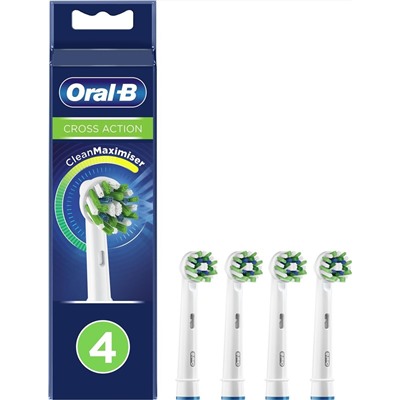 Насадки для электрических зубных щеток ORAL-B Cross Action (4 шт)