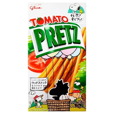 Соленые палочки Pretz со вкусом томата, Япония, 60 г Акция