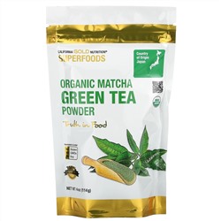California Gold Nutrition, Superfoods, порошок зеленого чая матча, 4 унции (114 г)
