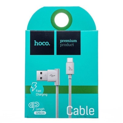 Кабель USB - micro USB Hoco UPM10  120см 2,1A  (white)