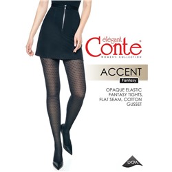 Колготки женские CONTE ACCENT Колготки с рисунком «ромбы»