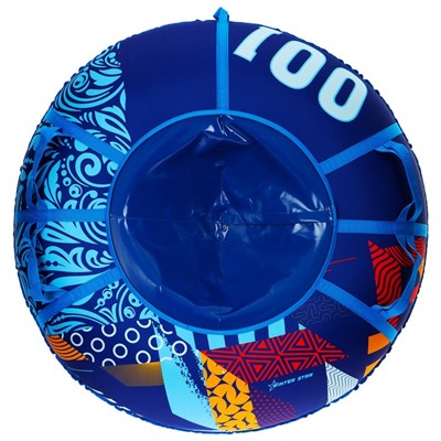 Тюбинг-ватрушка Winter Star «Абстракция», диаметр чехла 120 см
