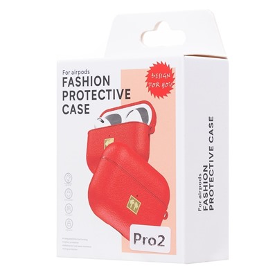 Чехол - PCP08 для кейса "Apple AirPods Pro 2" (red) (225783)