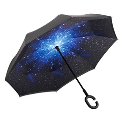 Зонт наоборот звездное небо