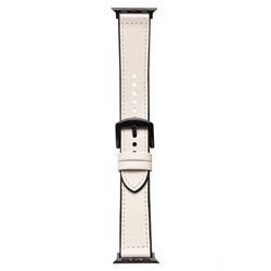 Ремешок - ApW39 Skin Apple Watch 38/40/41 mm экокожа (white)