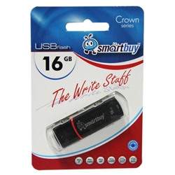Флэш накопитель USB 16 Гб Smart Buy Crown (black)