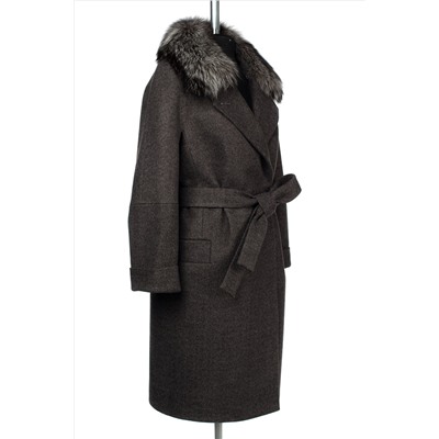 02-3022 Пальто женское утепленное (пояс)