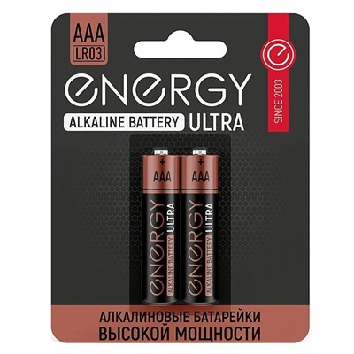Батарейка AAA Energy LR03 Ultra (2-BL) (2/24/288)
