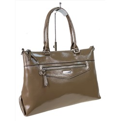 Женская сумка тоут из искусственной кожи, цвет бежево-коричневый