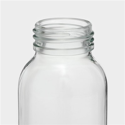 Бутылка для воды стеклянная в чехле «Африка», 300 мл, h=17 см, цвета МИКС