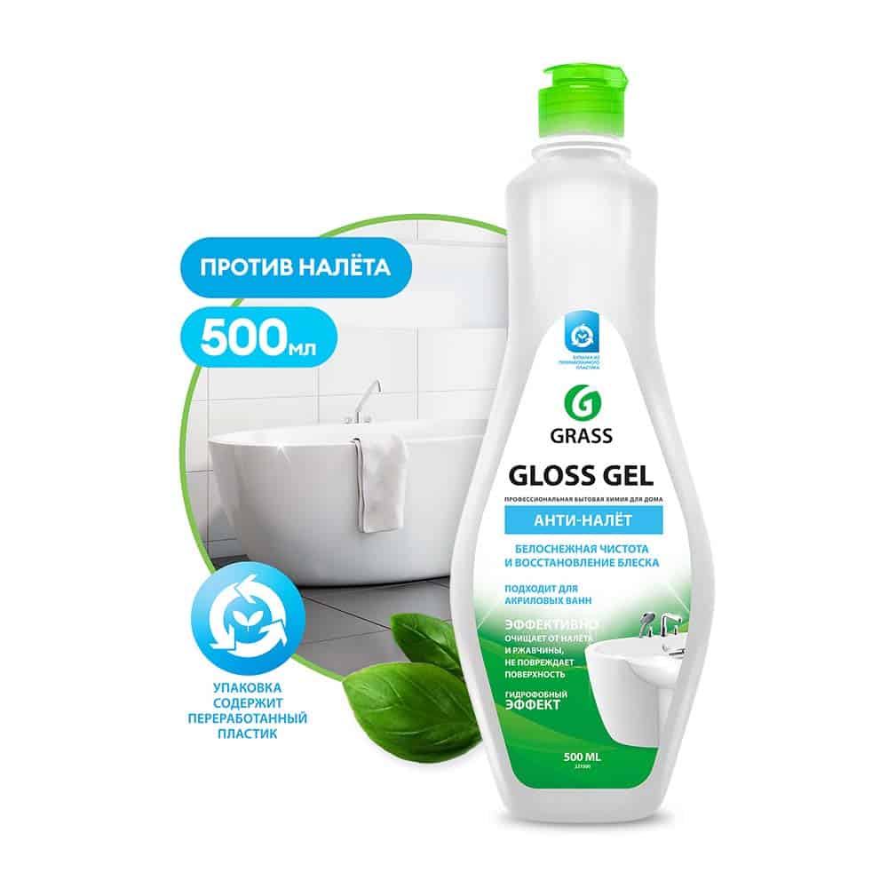 Средство чистящее для ванной комнаты Gloss Gel (500мл)