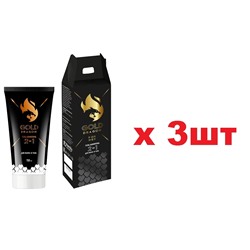 Family Cosmetics Гель-Шампунь для волос и тела 2в1 Gold Dragon 150мл в подарочной упаковке 3шт