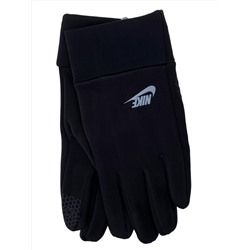Утепленные мужские перчатки, цвет черный
