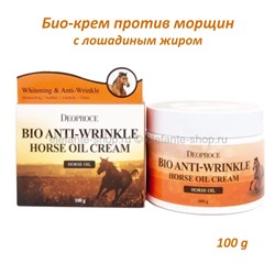 Био-крем от морщин Deoproce Bio Anti-Wrinkle Horse Oil Cream 100g (78)