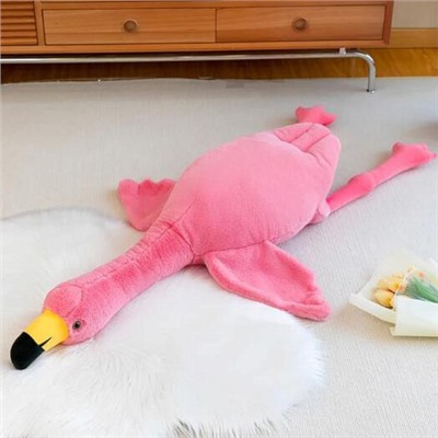 Мягкая игрушка Фламинго розовый обнимусь 50 см