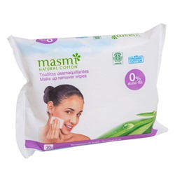 Влажные салфетки для снятия макияжа Masmi, 20 шт