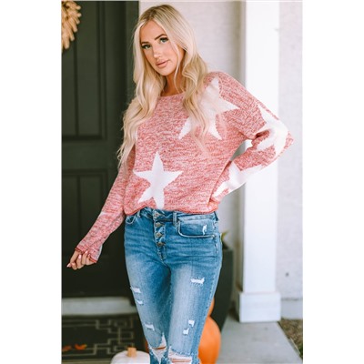 Big Star Spangled Casual Knit Sweater