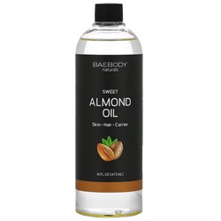 Baebody, Sweet Almond Oil, 16 fl oz (473 ml)