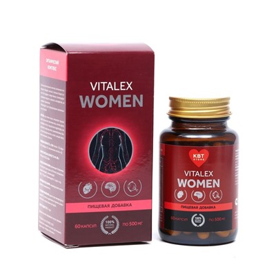 Vitalex Omega-3 Women, 60 капсул по 500 мг