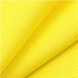 Ткань на отрез кашкорсе с лайкрой 2210-1 цвет желтый 2