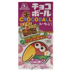 Шоколадные шарики со вкусом клубники Chocoball Morinaga, Япония, 25 г Акция
