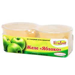Желе со вкусом яблока с кусочками кокоса Frulaif, 236 г (2*118 г). Срок до 06.04.2024.Распродажа