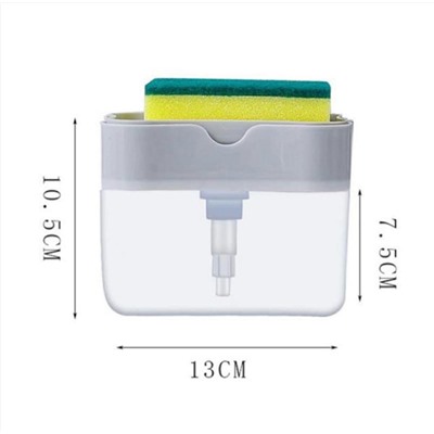 2-в-1 дозатор для мыла с держателем для губки