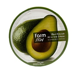 Многофункциональный крем с маслом авокадо для лица и тела Real Avocado All In One Cream Farmstay, Корея, 300 мл Акция