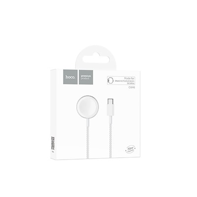 ЗУ Сетевое Беспроводное Hoco CW46 SafeMag iWatch (white)